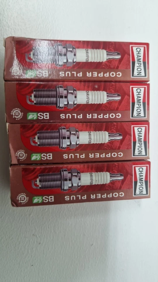 4X CHAMPION SPARK PLUGS FOR FIAT - ALFA ROMEO SUZUKI FORD CHEVROLET DAHATSU - Image 2 of 2