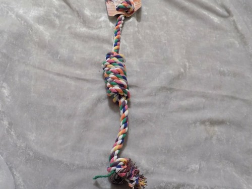 Plush Animal Rope Dog Toy Play Exercise Chew Pet Puppy Squeaker NEW! - Picture 6 of 16