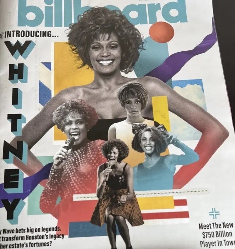 Billboard Magazine Special Issue November 5th 2022 Whitney Houston!! R&B, Soul