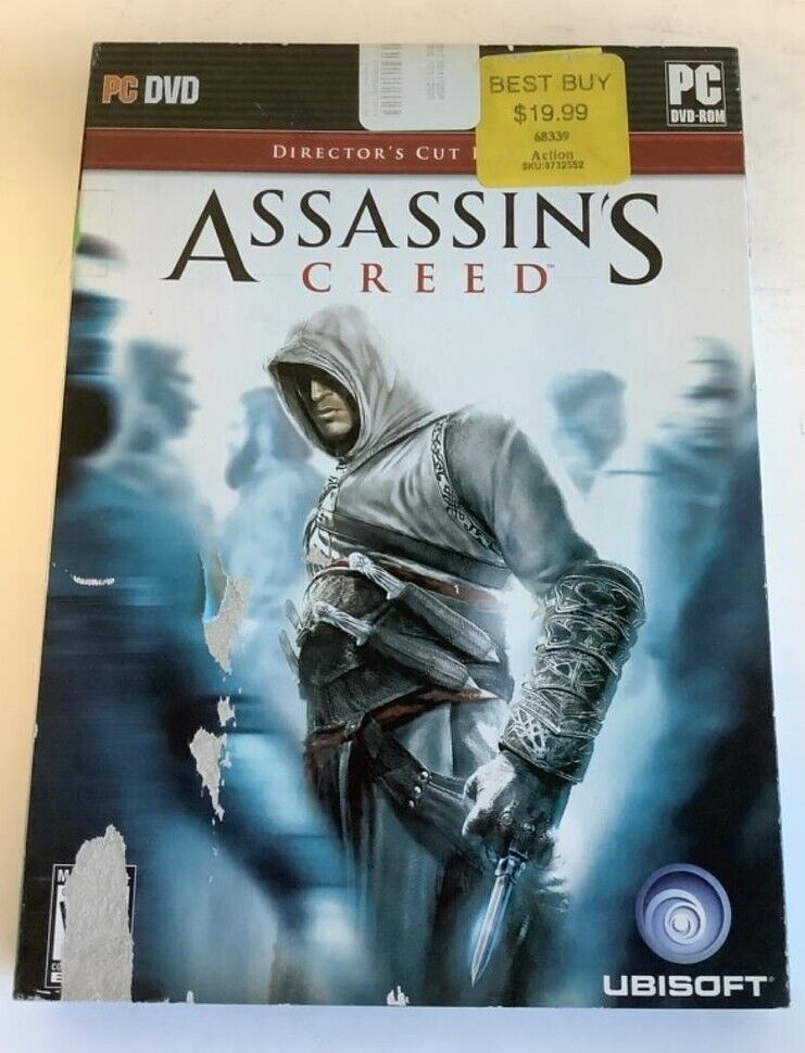 Assassins Creed & Assassins Creed II 2 Lot Of (2) PC DVD ROM Video Games  8888683391