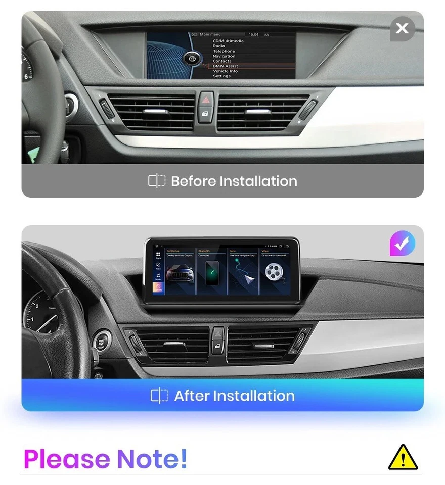 Autoradio BMW X1 e84 2009-2015 2G+32GB 4G+WIFI CarPlay-AndroidAuto Wireless - Immagine 2 di 4