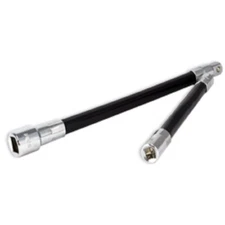 2PC FLEXIBLE EXTENSIONS 1/4" & 3/8" DRIVE 4 RATCHETS & SOCKETS VCT Tools