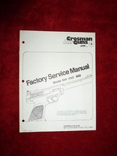 Crosman 454 1600 Service Manual With Exploded View