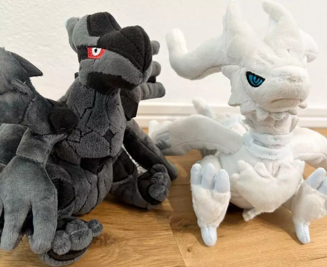 Zekrom Kyurem and Reshiram plushies — Weasyl