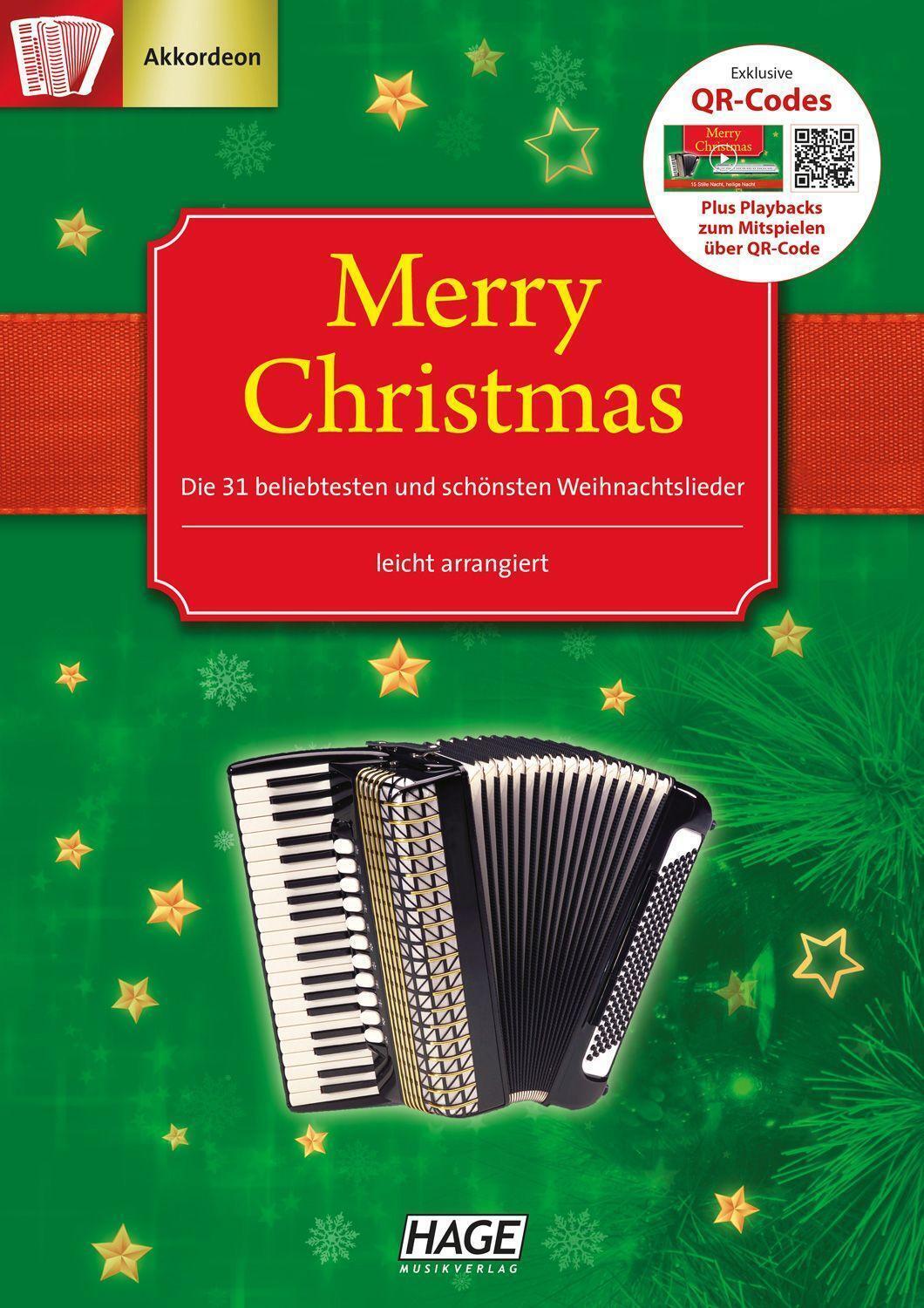 Thumbnail - Merry Christmas Für Akkordeon | Hage Musikverlag | Taschenbuch | 48 S.