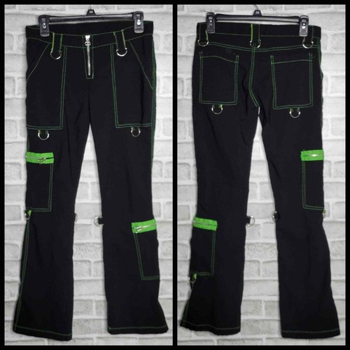 Vintage Y2K Goth Bondage Rave Black 