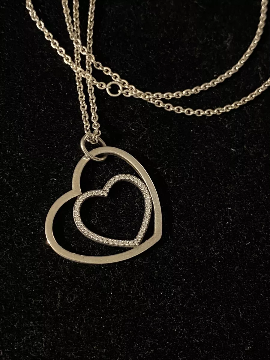 Diamond Heart Disc Pendant Necklace 001-650-03241 | Hingham Jewelers |  Hingham, MA