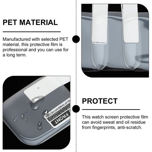 4 Pcs Watch Soft Film Protective Films Smartwatch Screen Protectors - 第 2/12 張圖片