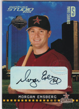 2004 Studio Private Signings Gold #90 Morgan Ensberg Auto /25 - NM