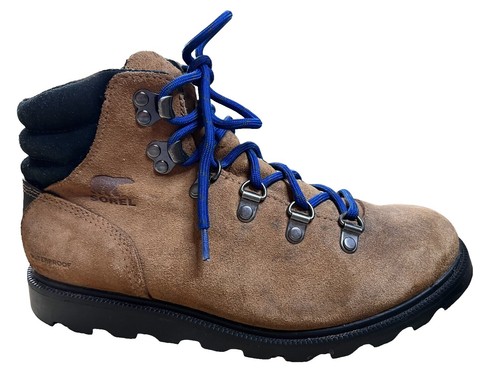 Sorel Mens Size 9 Brown Black Boots Drawstring Lace Up  display picture 3