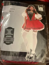 Sexy Adult Halloween MLLE.SUISSE,  Swiss Miss Costume size M (6-8)