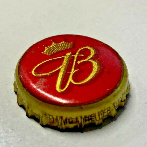 1x (Budweiser Cursive B Crown Retro) Hard find collector beer bottle cap |  eBay