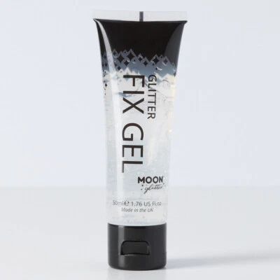 MOON GLOW Glitter Fix Gel by Moon Glitter Face Body Fixing Adhesive Primer - 50ml