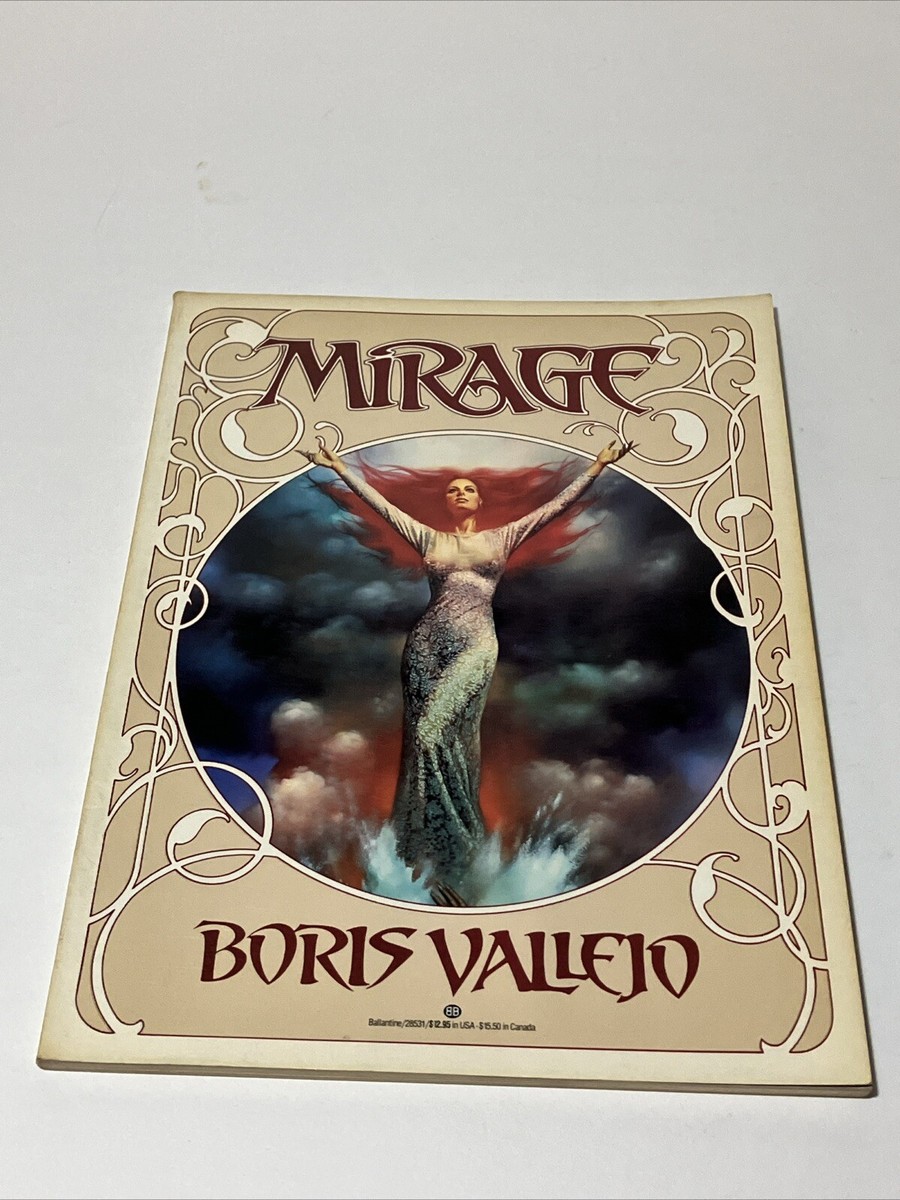 Mirage -Fantasy Art By Boris Vallejo -1st Edition 1982 Softcover