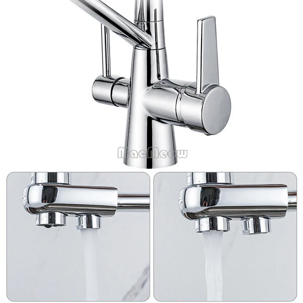 Kitchen Sink 3 Way Purifier Direct Drinking Water Mixer Tap Universal Faucet NEW - Image 4 of 4