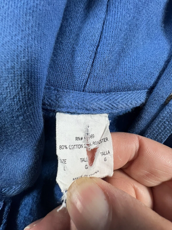 Suéter de los Chicago Cubs para mujer grande azul Serie Mundial Sudadera MLB Béisbol Foto 3 de 4