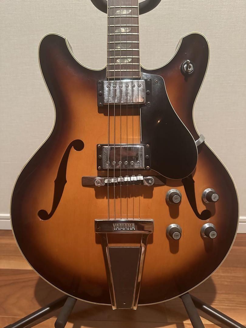 YAMAHA SA-60 Semi-Acoustic Sunburst Guitar with Secure Packaging