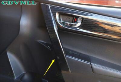 Hihaha Car Door Handle Cover For Toyota Corolla Sedan 2003-2010 - Carbon Fiber Black Trim - View #5