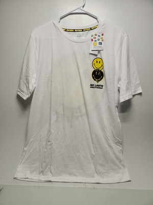 Smileyworld White ''No Limits'' Graphic T-Shirt Size Large RK21