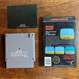 Duck Hunt NES CIB 5 Screw Variant Complete In Box Nintendo Authentic Black Box