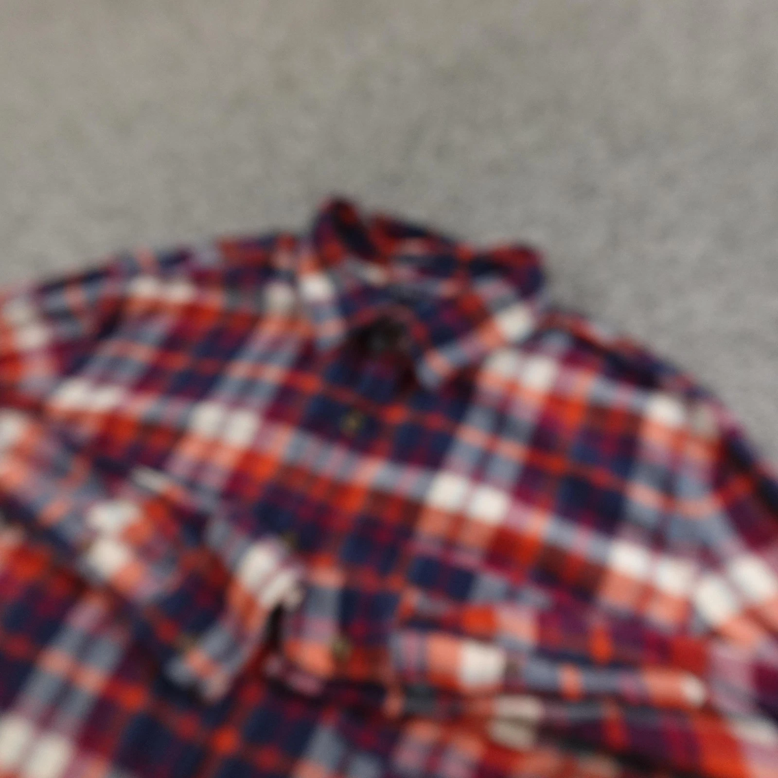 J Crew Shirt Mens XL Red Blue Plaid Flannel Button Up Long Sleeve Preppy Outdoor