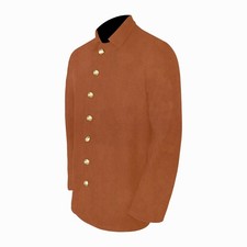 US Civil War 100 Wool Sack Coat Complete Butternut Color Plain All Sizes