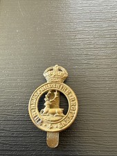 Hertfordshire Regiment, Original British Army Cap Badge. RLL