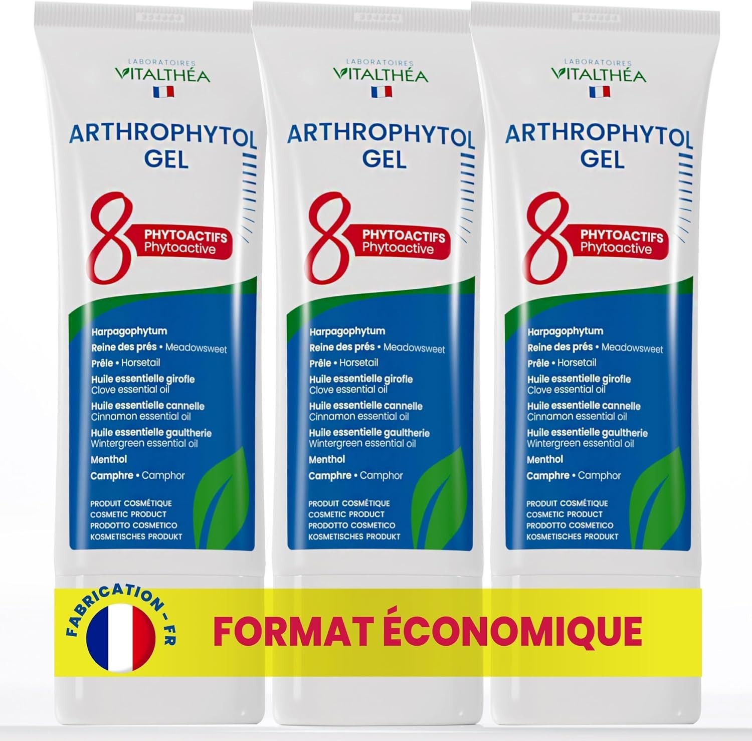 Gel pour articulations Arthrophytum le soin des sportifs après l effort en lot de 3