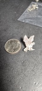 Sterling Silver Eagle Pin By Navajo Artist Tommy Singer