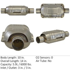 Fits For Eastern Catalytic Catalytic Converter Universal P N 70330 Fits For Eastern Catalytic Catalytic Converter Universal P N 70330