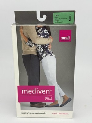 mediven plus for men & women, 20-30 mmHg, Calf High w/ Silicone Topband Size I