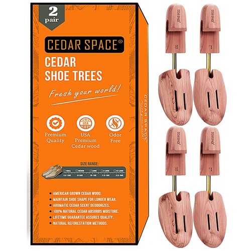 Schuhspanner aus Holz, 6,5-14 Größen Zedernholz Schuhspanner, 2/4 Stück Schuhspanner...