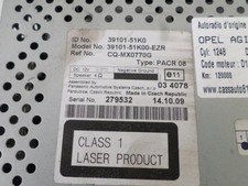 Autoradio Opel AGILA