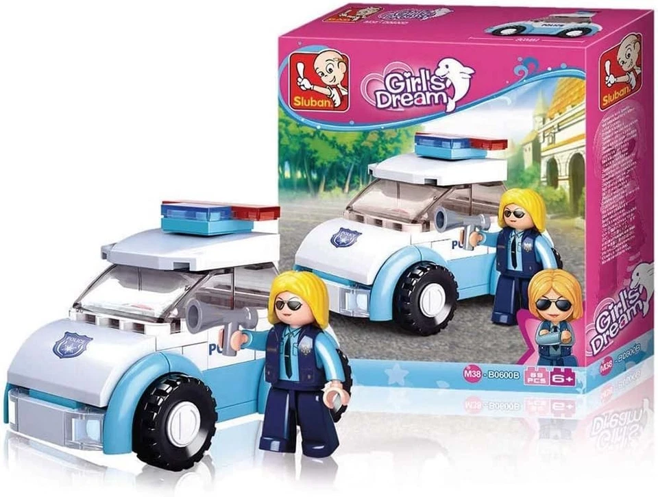 Sluban M38-B0600B Woman with Police Car, Multi-Colors - Image 2 of 3