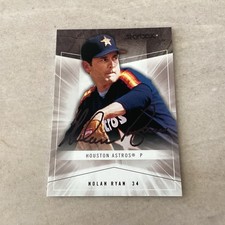 2005 Skybox Autographics 455/750 Nolan Ryan #61 HOF facsimile signature