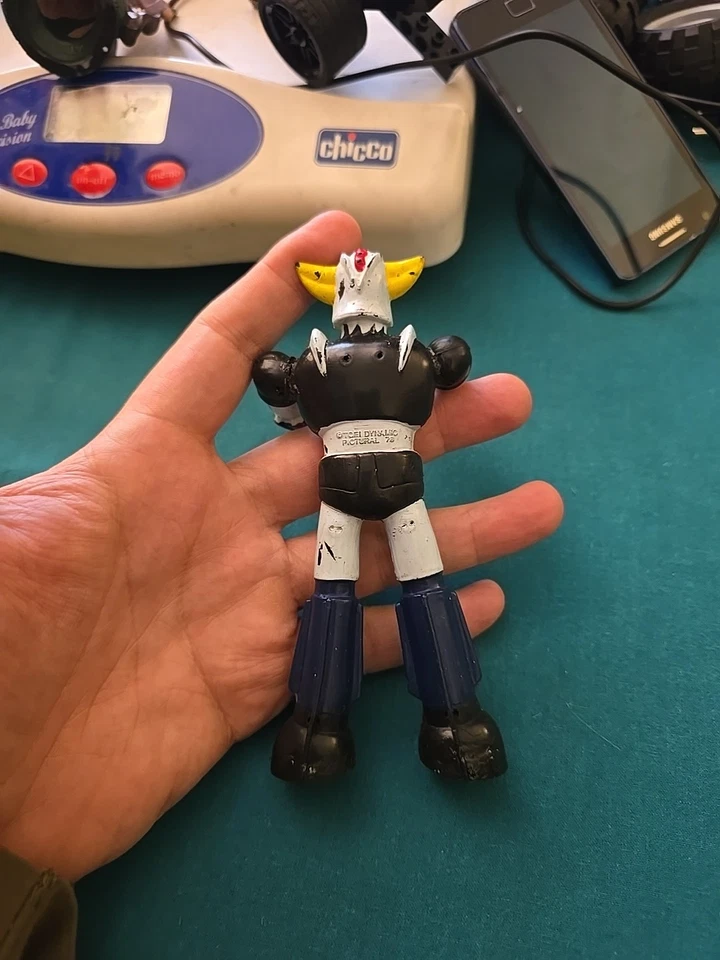 Robot in gomma Goldrake Toei Dynamic Pictural 1978 misura 14 cm - Goldorak  - Immagine 4 di 4