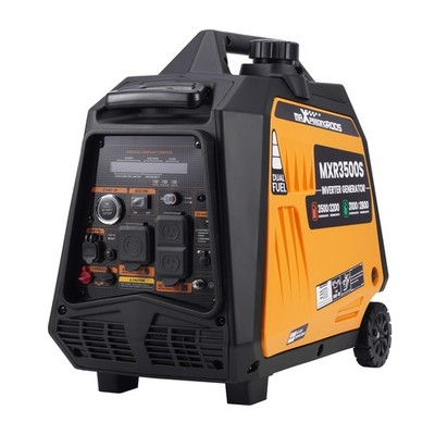 3500W Portable Super Quiet Dual Fuel Inverter Generator Electric Start Gas / LPG