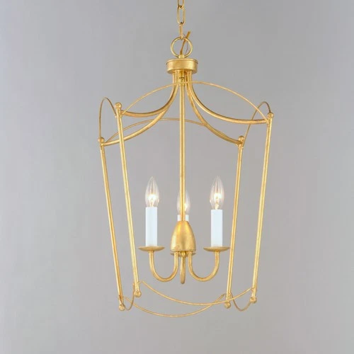 Maxim 12163 Plumette 3 Light 14"W Taper Candle Pendant - Picture 11 of 14