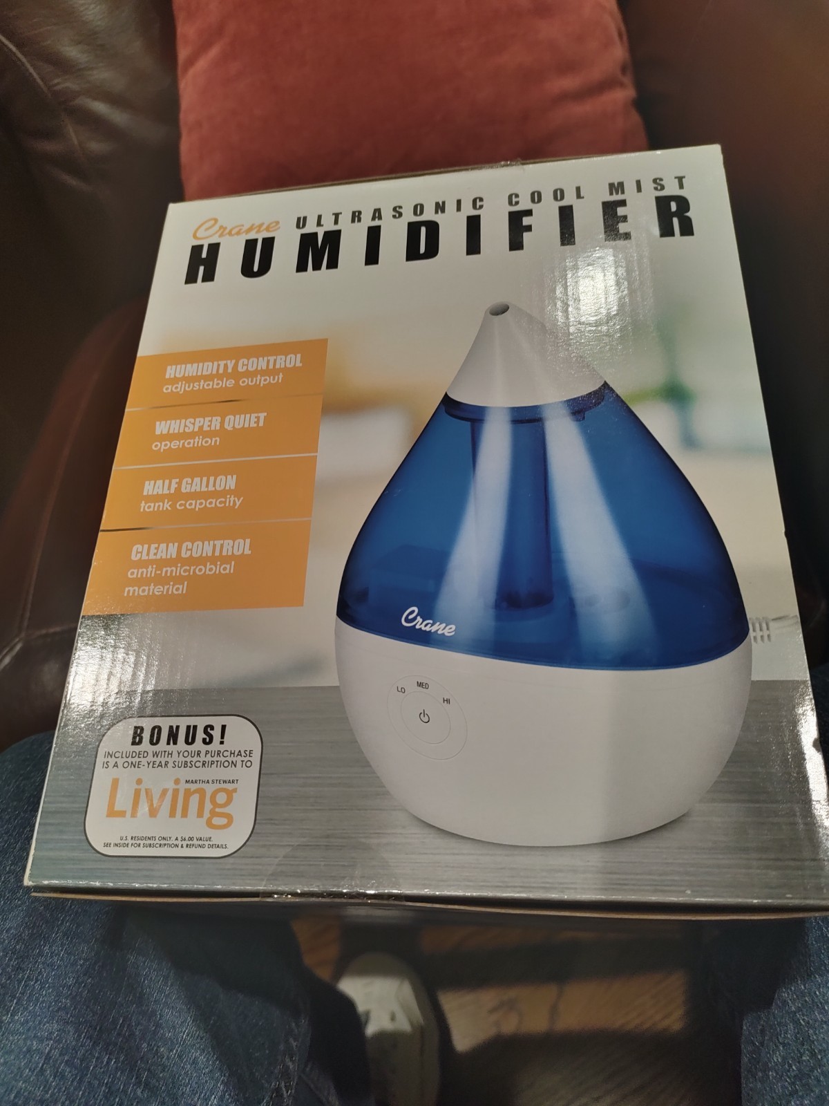 Ee-5302- 1/2 Gallon Tank White Blue
