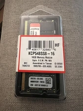 *new Kingston 16GB KCP548SS8-16  LAPTOP DDR5-4800(1x16GB,262P) **sealed**125**