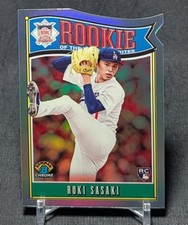 Roki Sasaki Rookie Of The Year Favorites Chrome 2025 Bowman #ROY-10 LA Dodgers