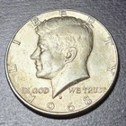 1968 D KENNEDY HALF DOLLAR 40% Silver US Coin 50C Below Melt Investment Bullion