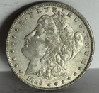 1889 p Morgan Silver Dollar XF lot #59