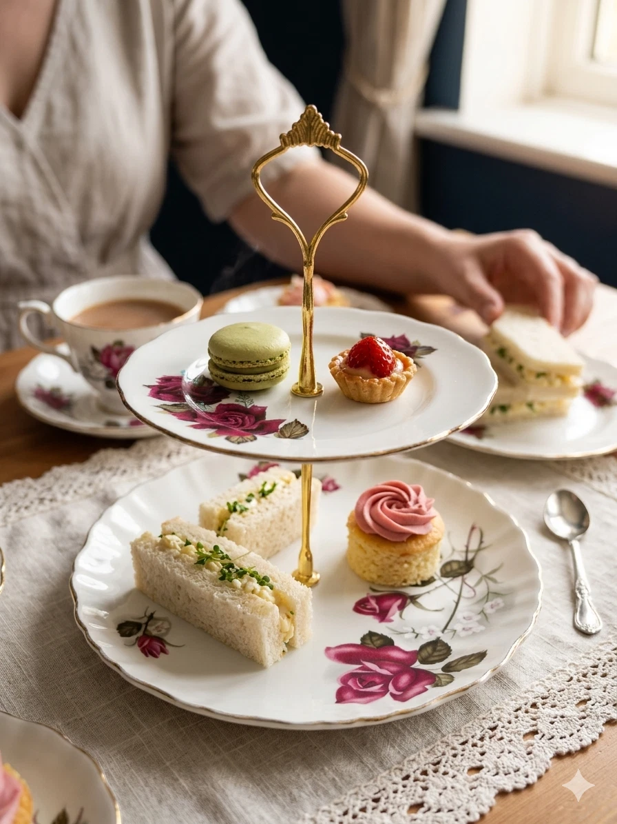 Old Foley Cake Stand in James Kent Porcelain & China for sale