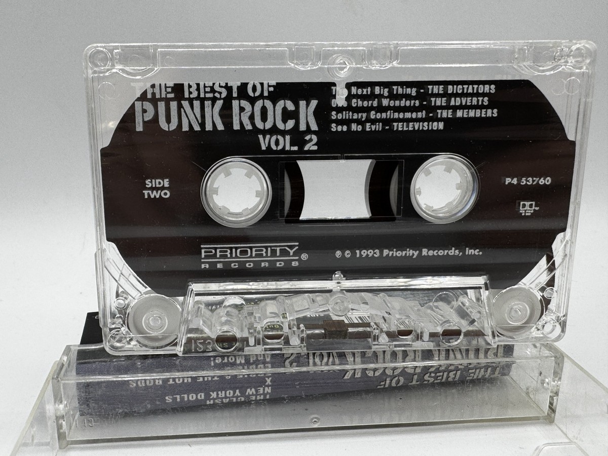 Punk Rock Vol. 2 Cassette Tape : Clash, Adverts, X-ray Spex