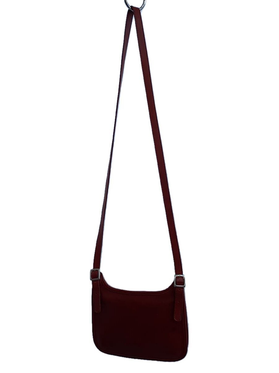 Coach Vintage Leather Shoulder Bag in Bordeaux 16cm or 21cm Authentic Pre-Owned