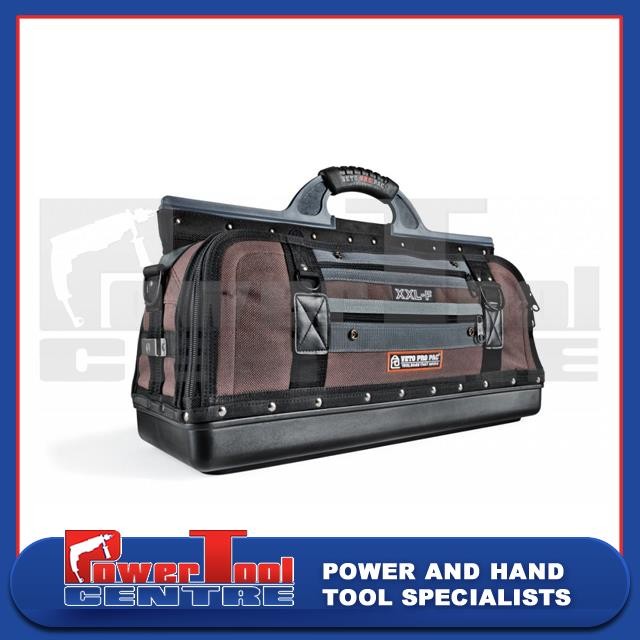 Veto Pro Pac XXL-F Heavy Duty Closed Top Long Tool Bag Box Case 54 Pockets