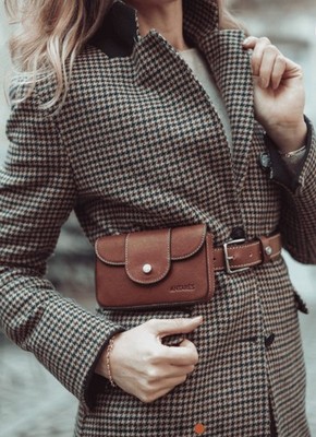 Antares Melrose phone purse size 2 brown