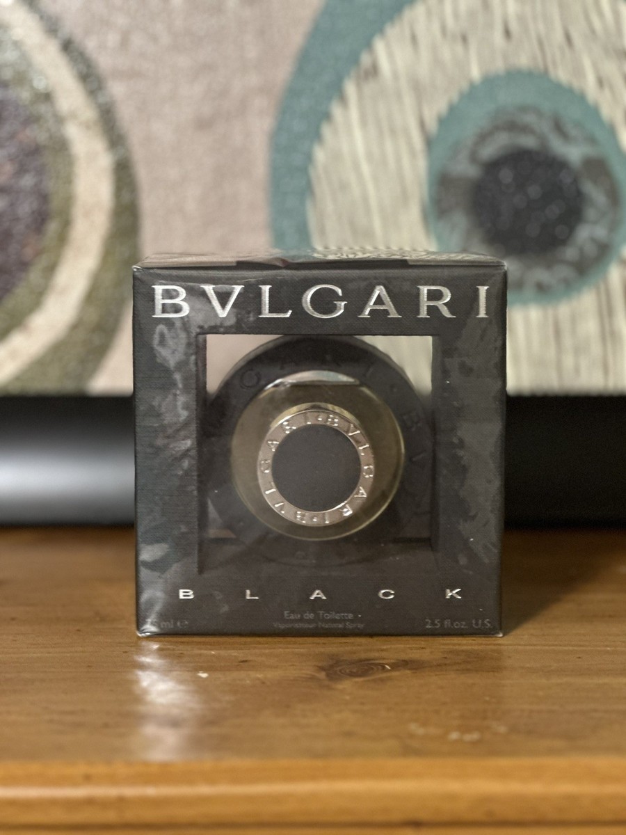Bvlgari Black Eau De Toilette - 2.5 oz Sealed- Vintage