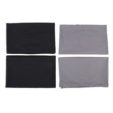 2 Pcs Pillow Cases Envelope Closure Dirt Resistant Pure Color Soft Pillow Covers